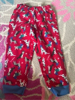 L.L. Bean Flannel Dog Print Pajama Pants Toddler 3T